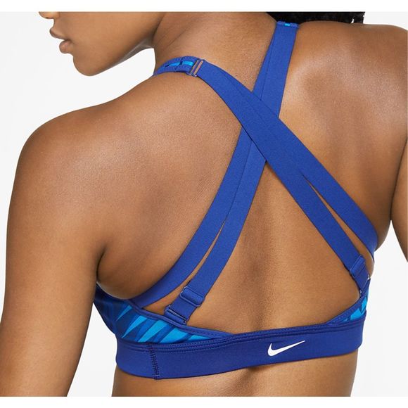 Nike Women NK USA Impact Strappy Bra Size M Blue - Picture 2 of 6